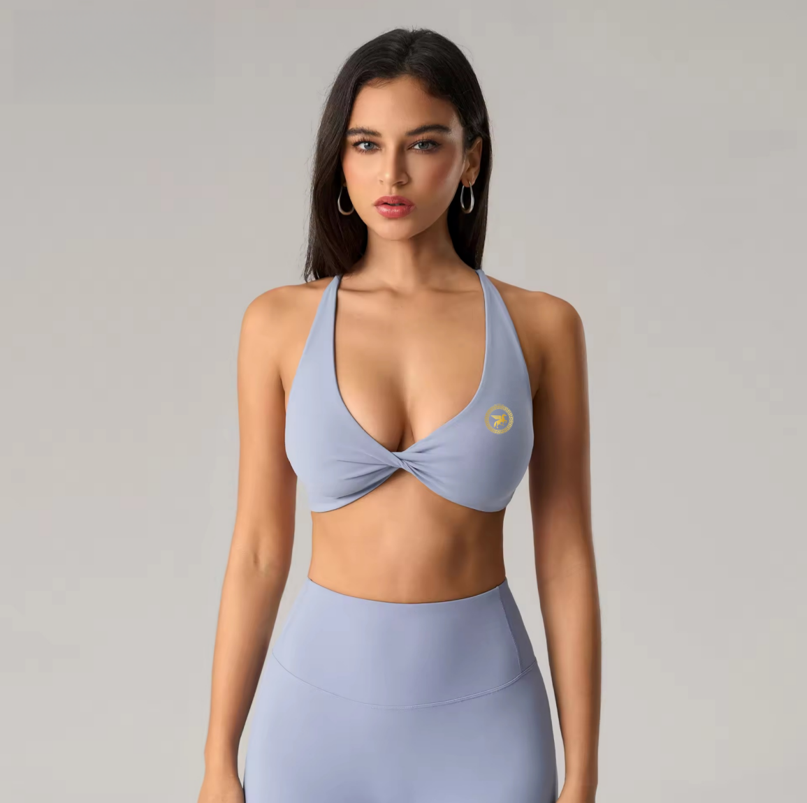 Women's quick dry Yoga Bra with Soft Twist Design