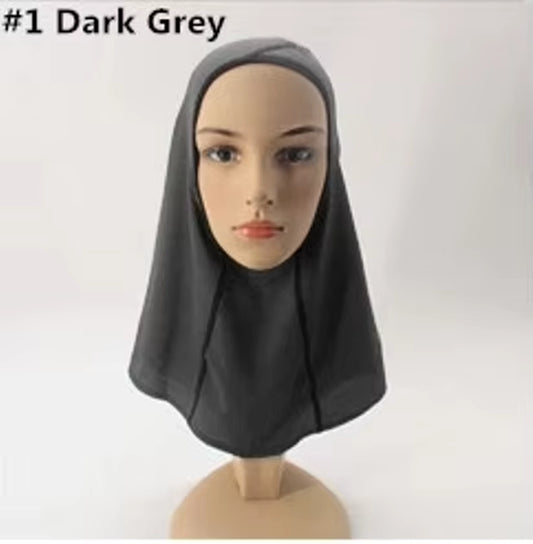 Customized Muslim Women Breathable Mesh Fabric Moisture Wicking Ladies Islamic Fitness Gym Running Jogging Scarf Sports Hijab