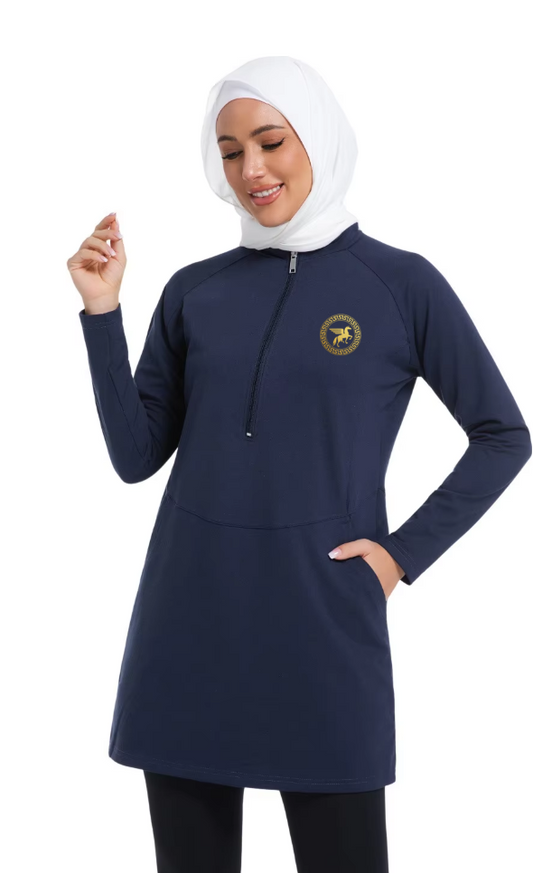 Womens Modest Activewear Top