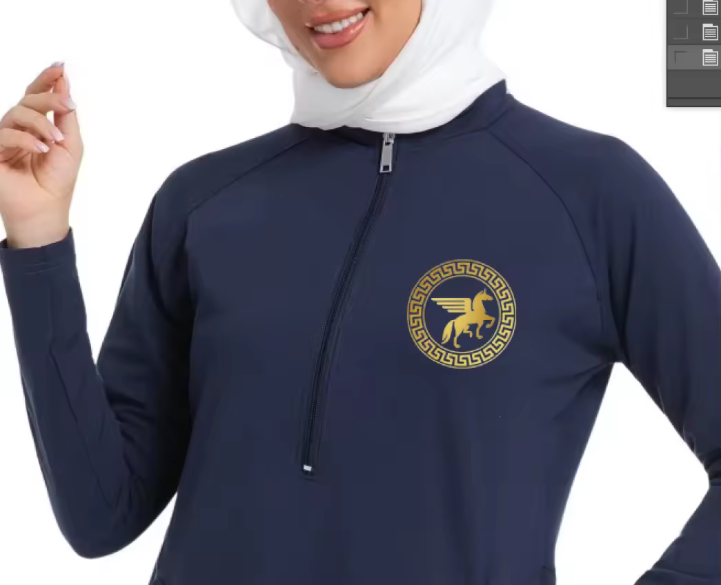 Womens Modest Activewear Top